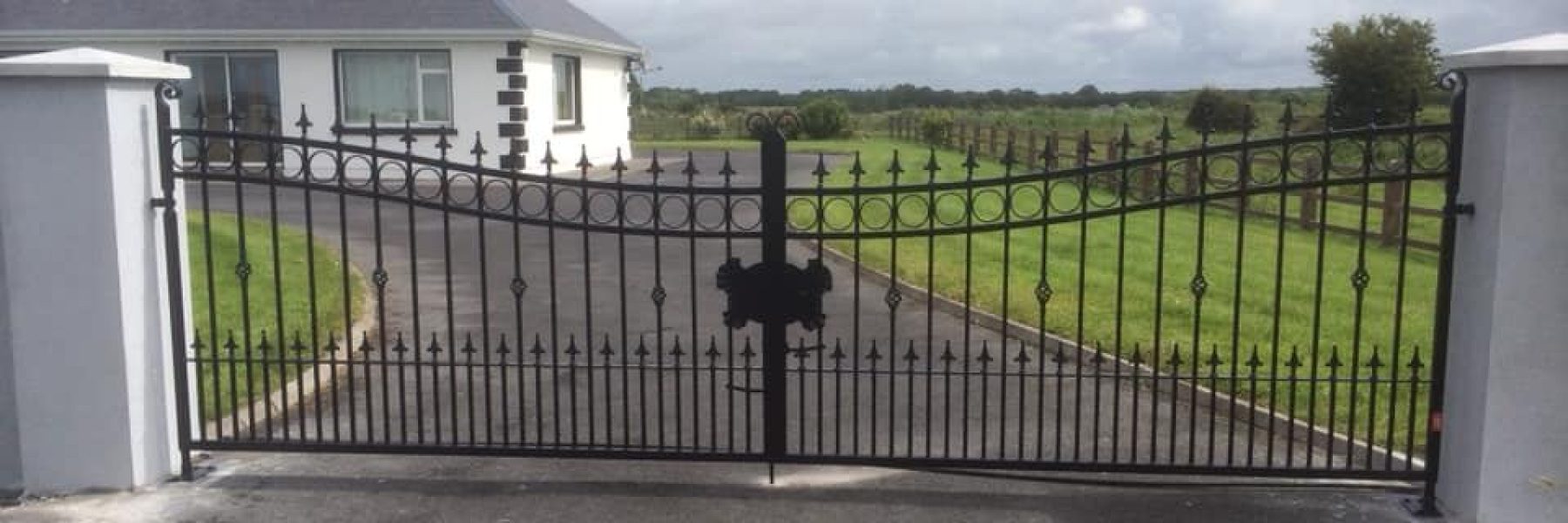 Wrought iron gate made by Kevin Murphy Gates, Tuam, Co. Galway
